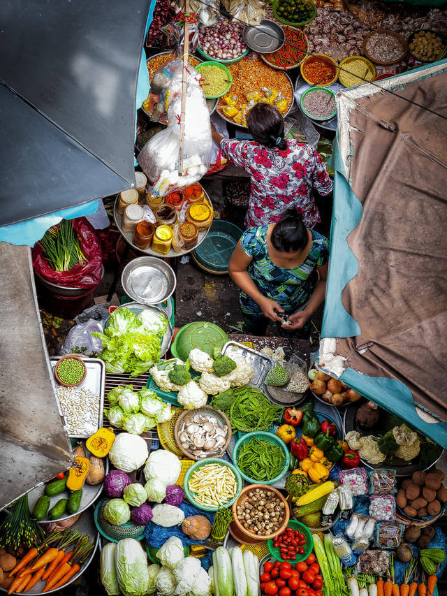 marché légumes.