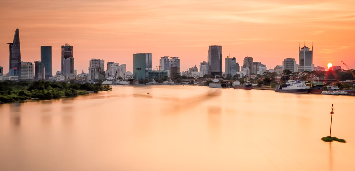 Ho Chi Minh City au Vietnam.