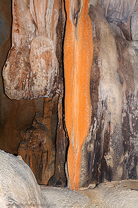 stalagmites.