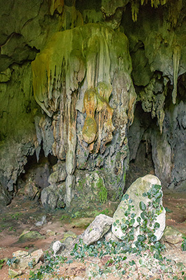 stalactites.